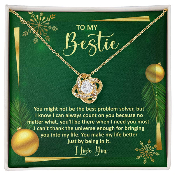 Love Knot Necklace Bestie-Problem Solver