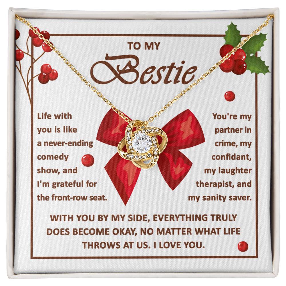 Love Knot Necklace Bestie-Life With You