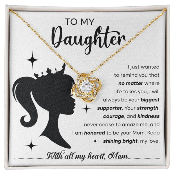 Symbol of Unity - Love knot Necklace for my Daughter