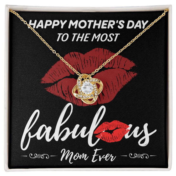 Mom-The Most Fabulous Love Knot Necklace