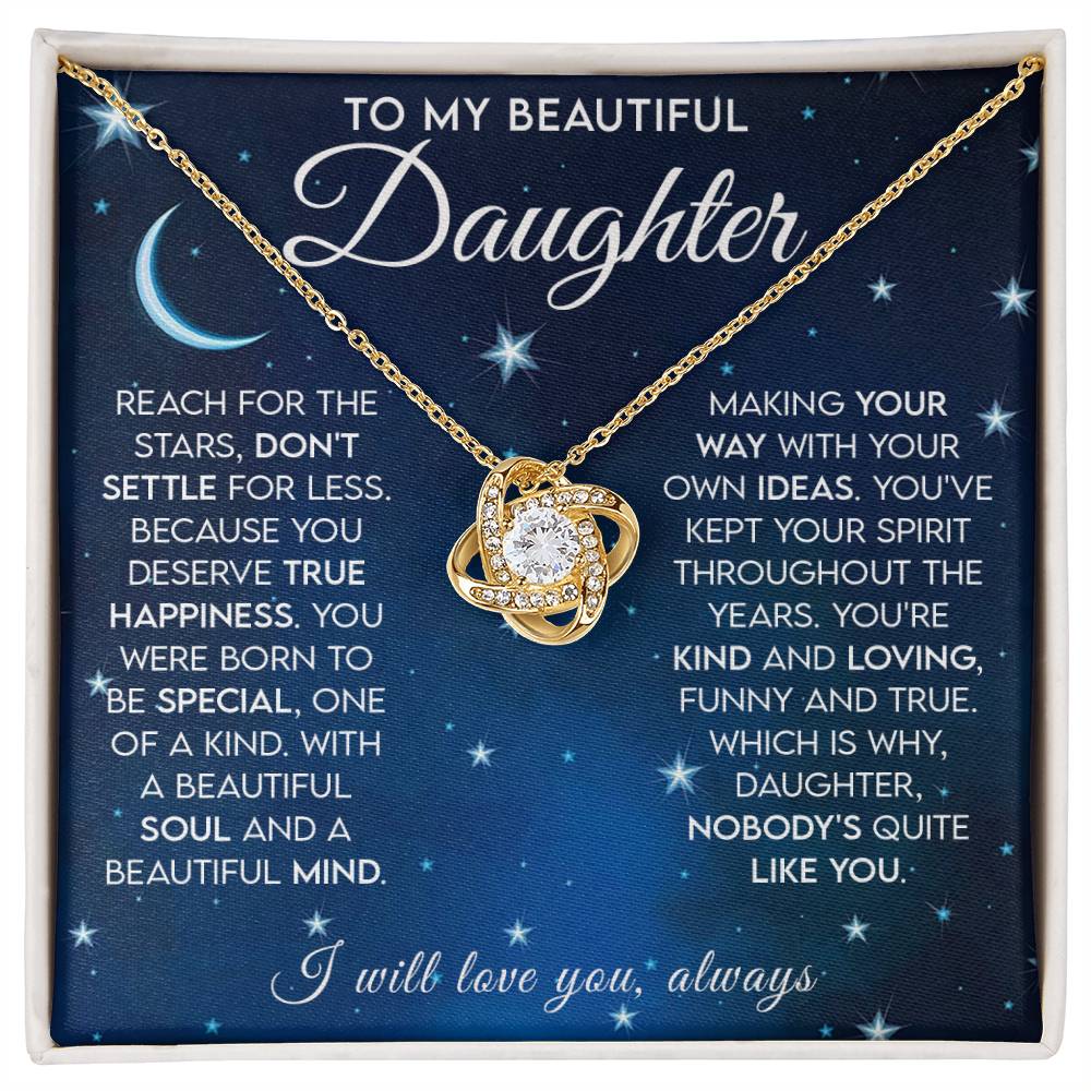 Love Knot Necklace: A Sentimental Gift for Your Beautiful Daughter