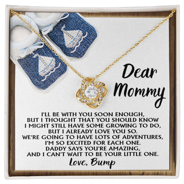 Mom To Be-You_re Amazing Love Knot Necklace