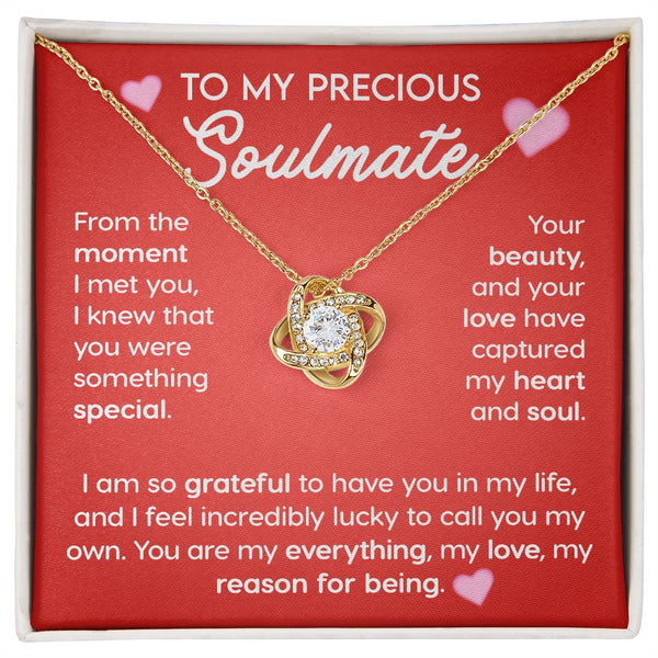 Soulmate's Love Knot Necklace: A Symbol of Eternal Connection