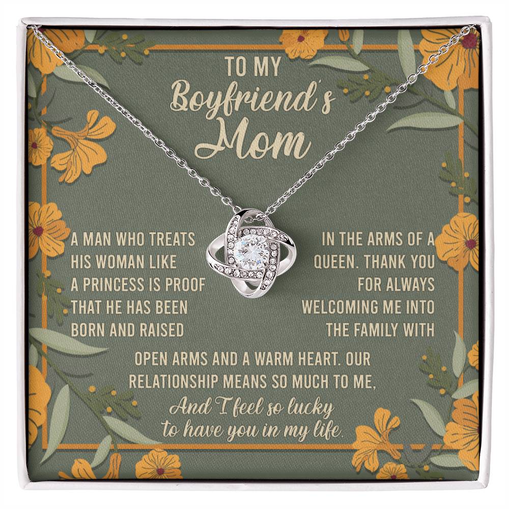 Boyfriend_s Mom-Open Arms Love Knot Necklace