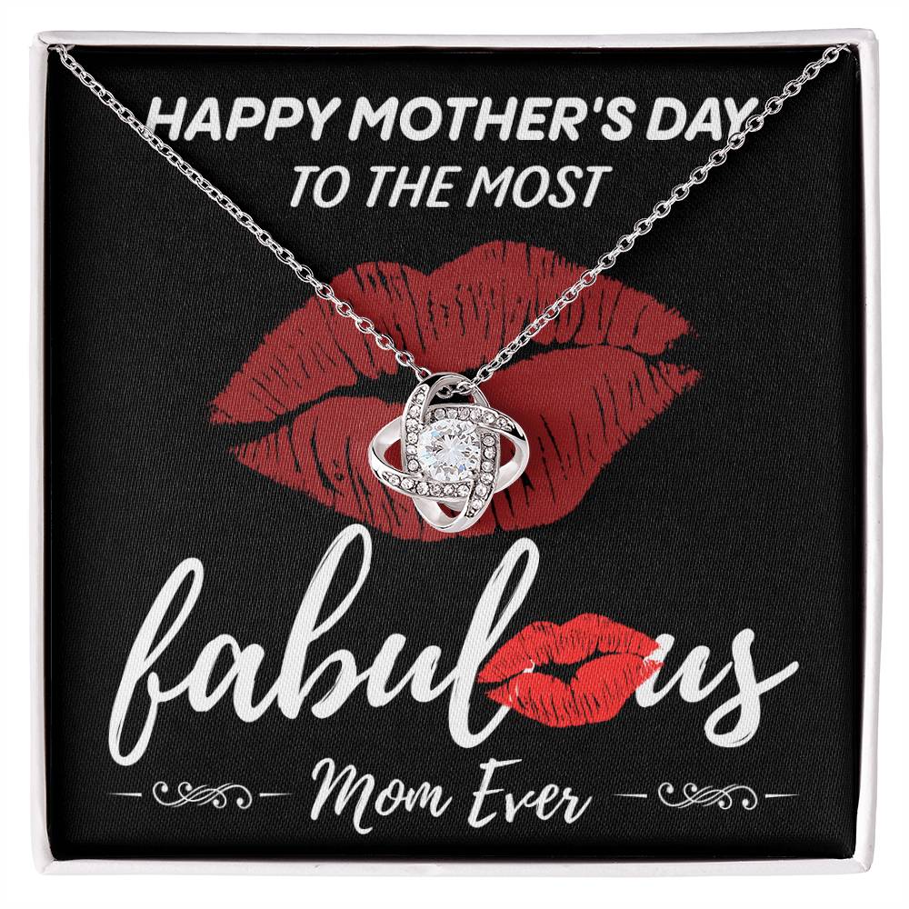 Mom-The Most Fabulous Love Knot Necklace