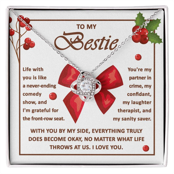 Love Knot Necklace Bestie-Life With You