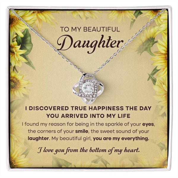 Love Knot Necklace: A Timeless Symbol of Eternal Love for Your Beautiful Daughter
