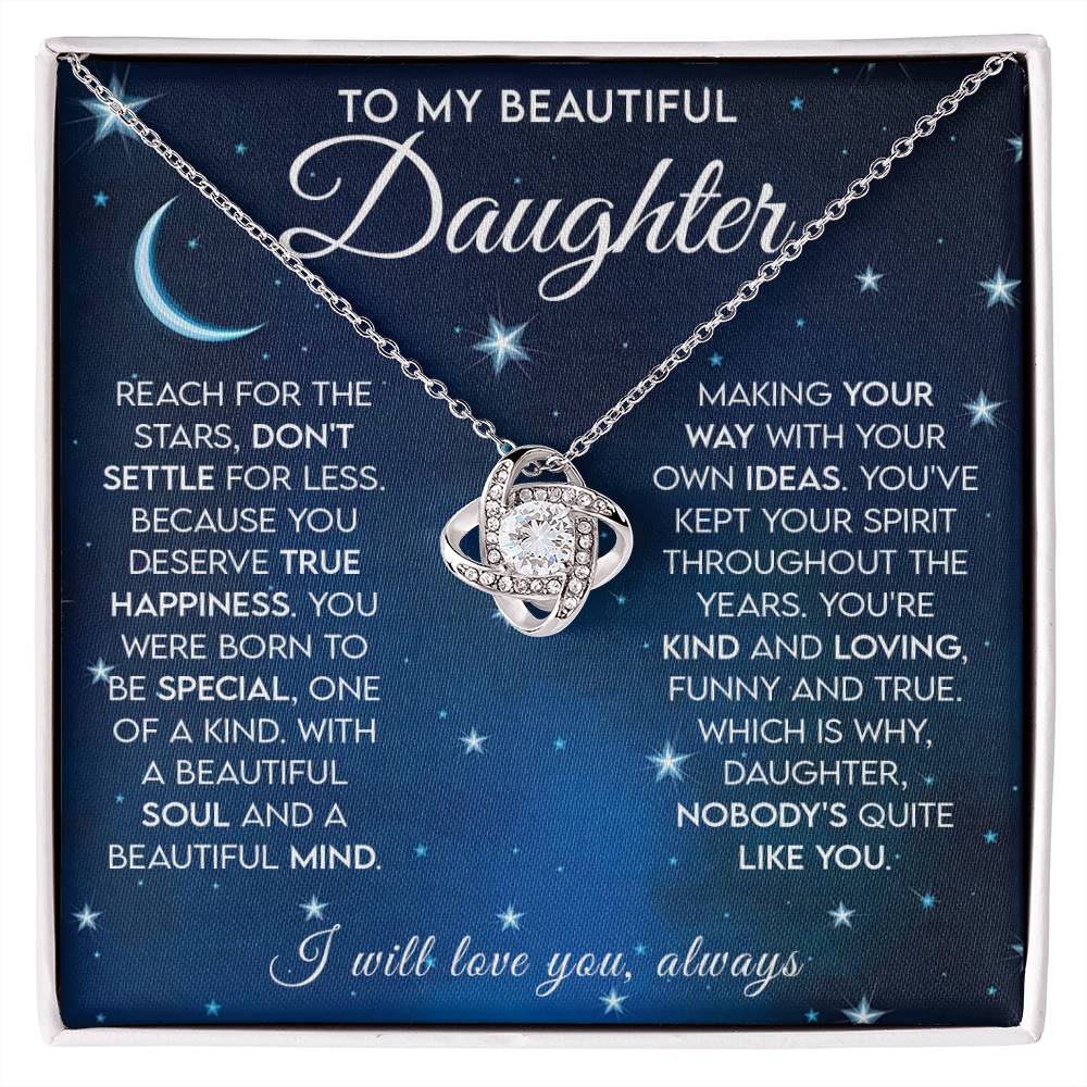 Love Knot Necklace: A Sentimental Gift for Your Beautiful Daughter