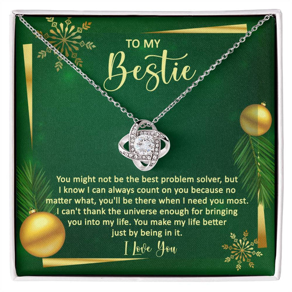 Love Knot Necklace Bestie-Problem Solver