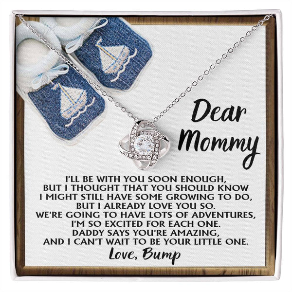Mom To Be-You_re Amazing Love Knot Necklace