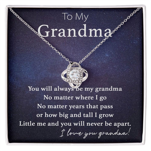 Love Knot Necklace: A Heartfelt Gift for Grandma's Eternal Love