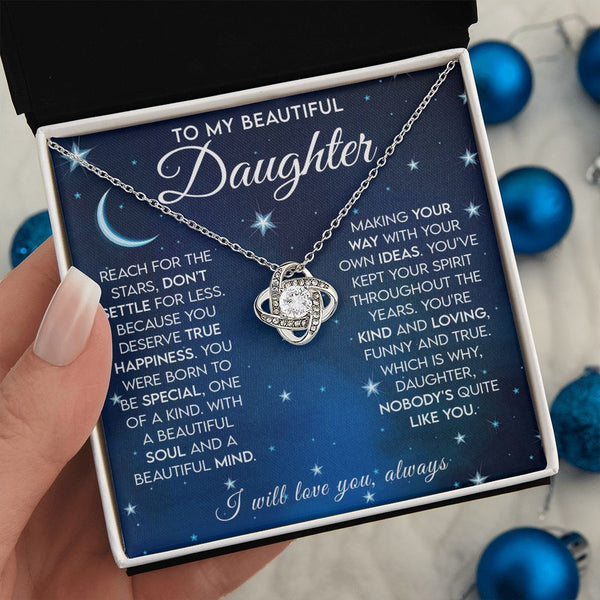 Love Knot Necklace: A Sentimental Gift for Your Beautiful Daughter