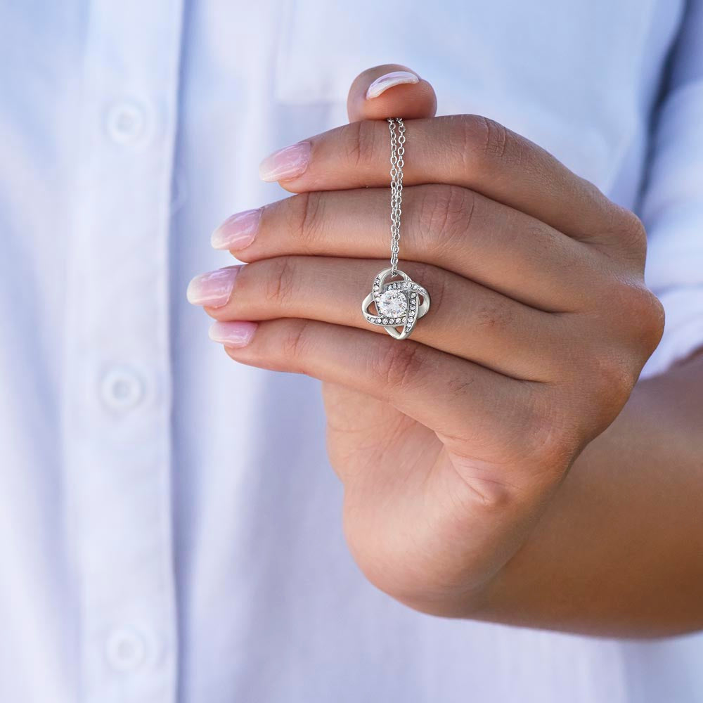 Love Knot Necklace: To my Bridesmaid - A Token of Eternal Friendship