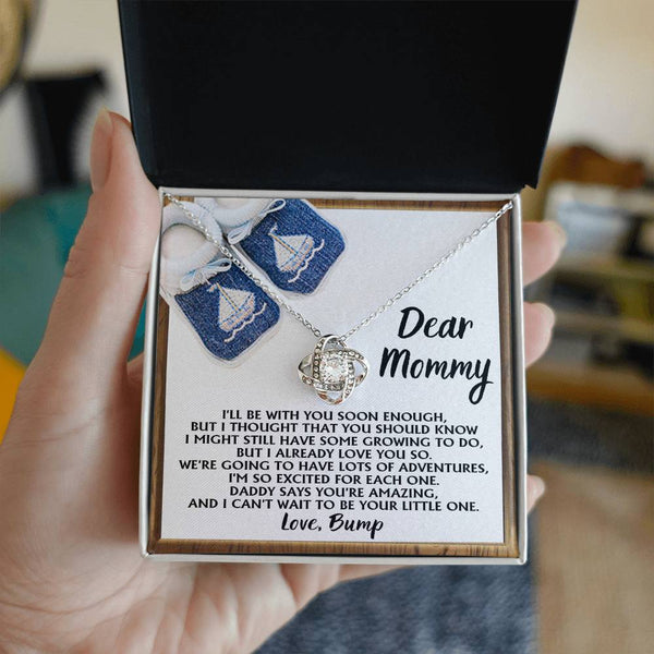Mom To Be-You_re Amazing Love Knot Necklace