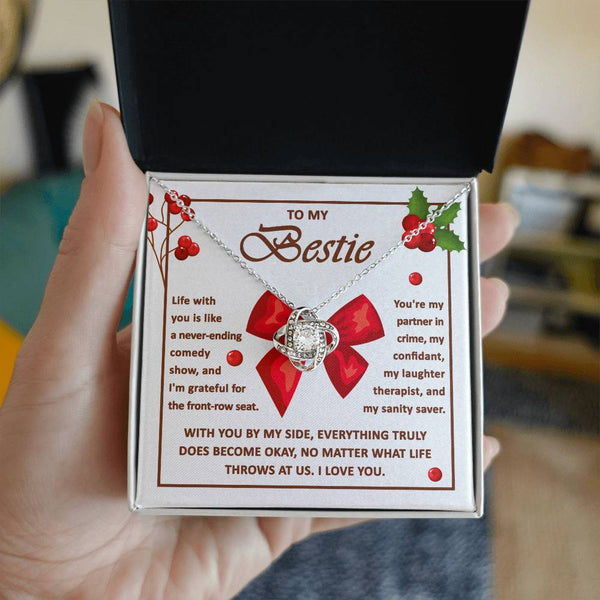 Love Knot Necklace Bestie-Life With You