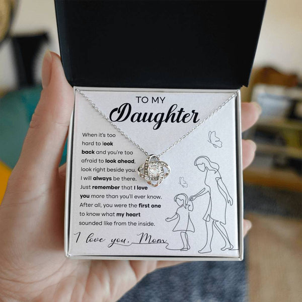 Gift of Devotion Love Knot necklace to my Daughter