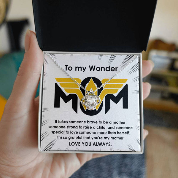 Mom-More Than Herself Love Knot Necklace