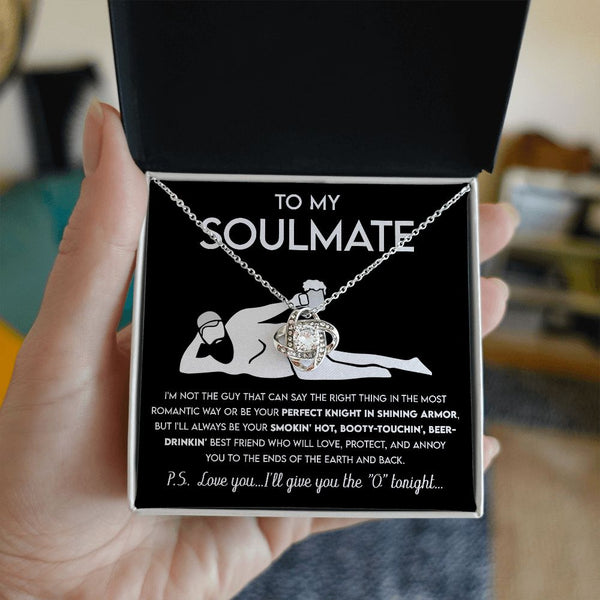 Soulmate Love Knot Necklace: A Symbol of Unbreakable Bond and Playful Romance