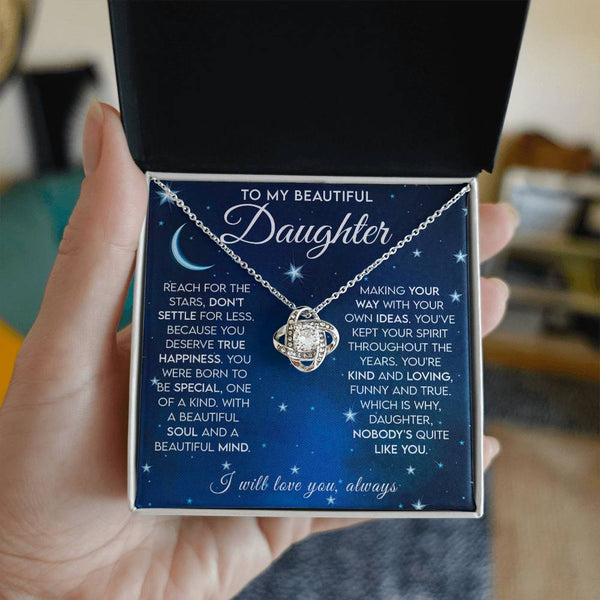 Love Knot Necklace: A Sentimental Gift for Your Beautiful Daughter
