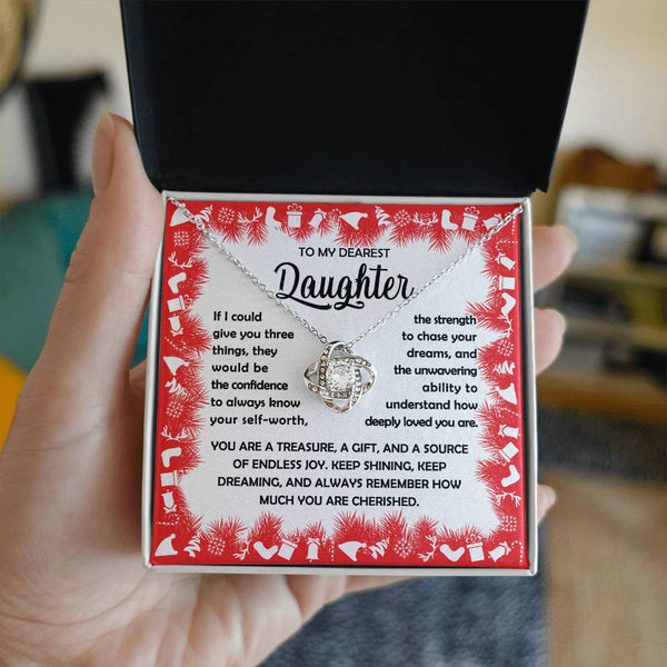 Love Knot Necklace Daughter-Three Things