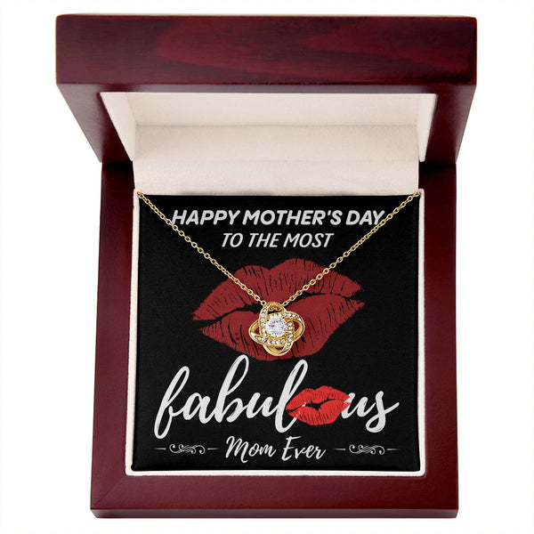 Mom-The Most Fabulous Love Knot Necklace