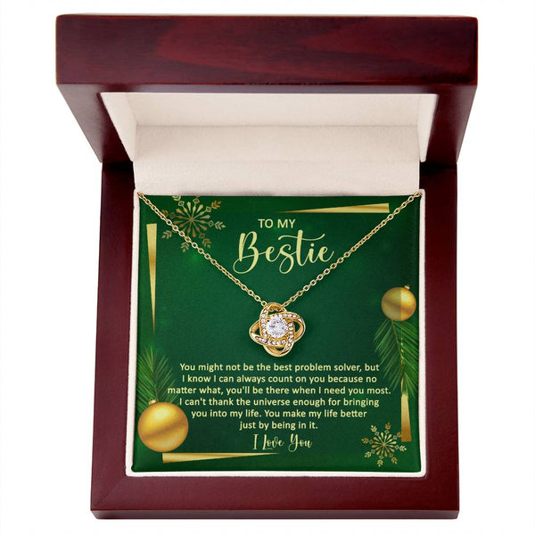 Love Knot Necklace Bestie-Problem Solver
