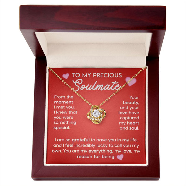 Soulmate's Love Knot Necklace: A Symbol of Eternal Connection