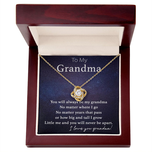 Love Knot Necklace: A Heartfelt Gift for Grandma's Eternal Love