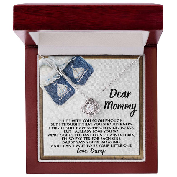 Mom To Be-You_re Amazing Love Knot Necklace