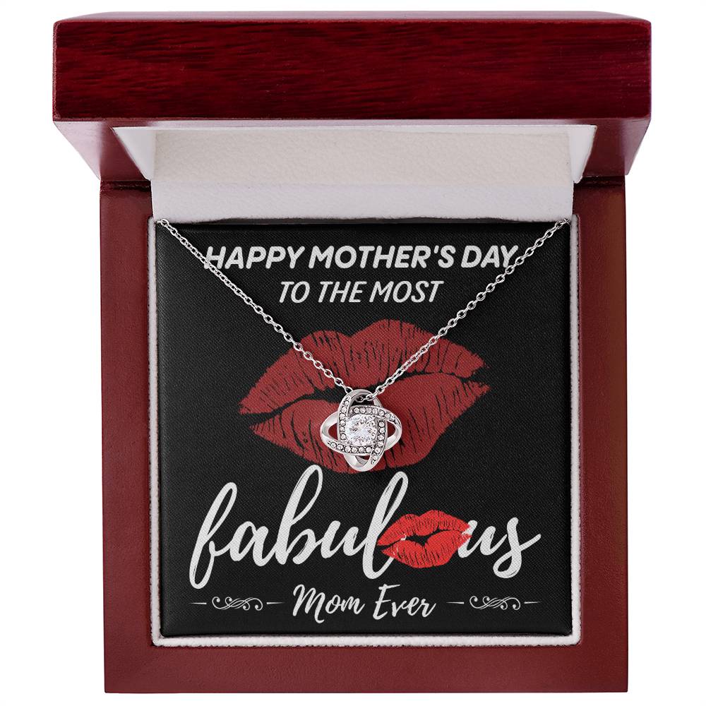 Mom-The Most Fabulous Love Knot Necklace