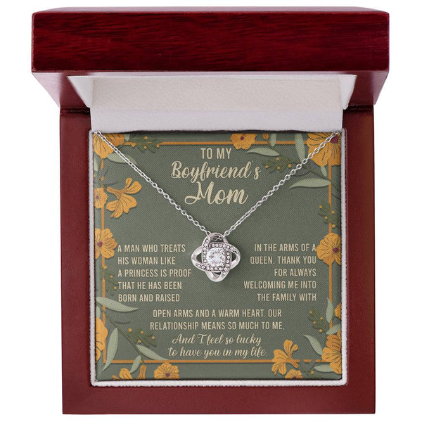 Boyfriend_s Mom-Open Arms Love Knot Necklace