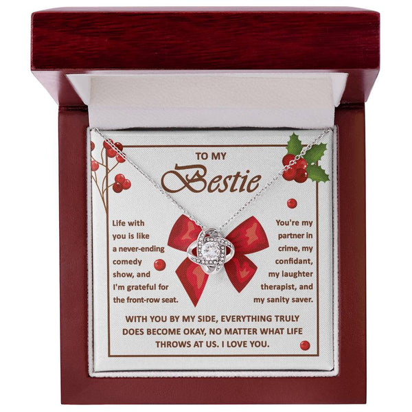 Love Knot Necklace Bestie-Life With You