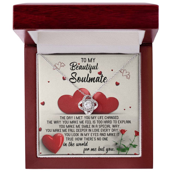 Soulmate-A Special Way Love Knot Necklace