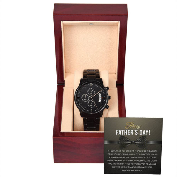 Father's Day-Truly Special-Metal Chronograph Watch | Perfect Father's Day Gift