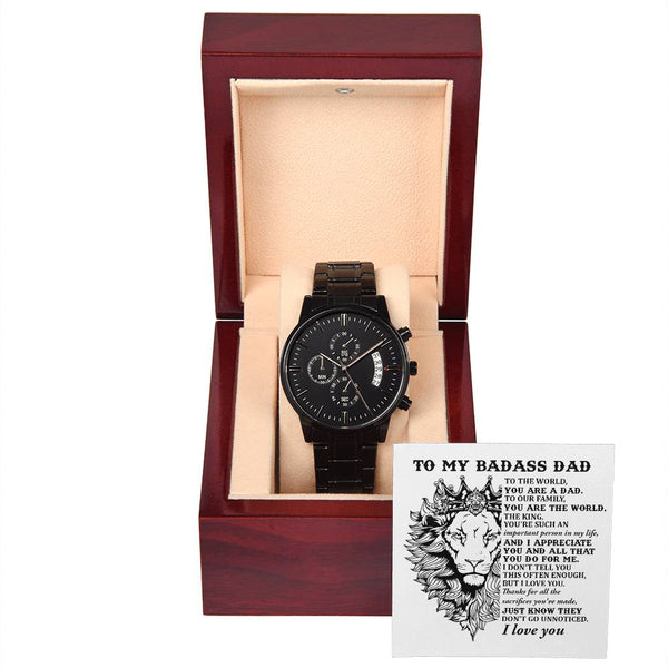 Dad-Important Person-Stylish Chronograph Watch | Perfect Father's Day Gift