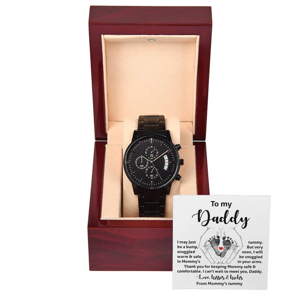 Dad-In Your Arms-Metal Chronograph Watch Stylish Chronograph Watch | Perfect Father's Day Gift