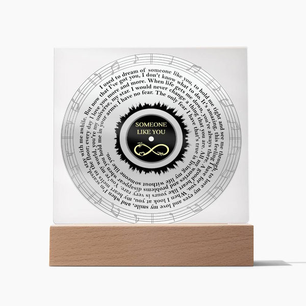 Soulmate-Someone Like You-Circle Acrylic Square Plaque