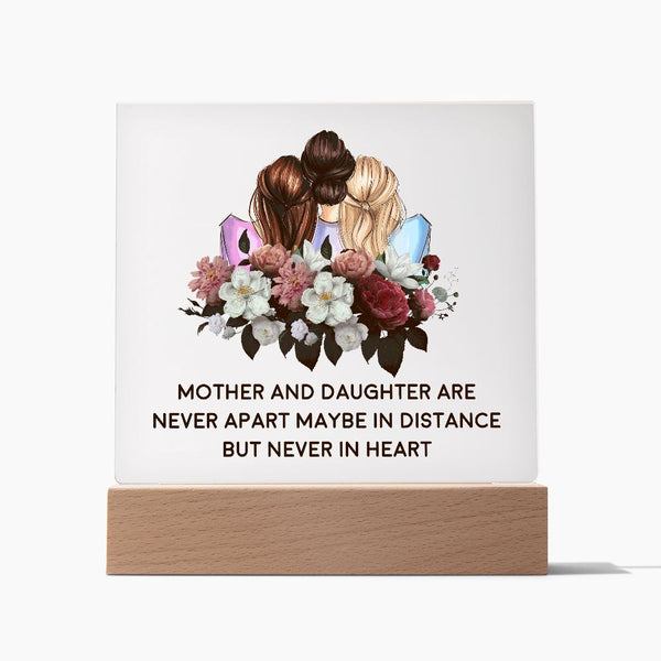 MD: Mother and Daughter Acrylic Plaque