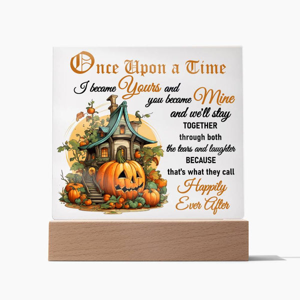 Halloween - Tears and Laughter - Acrylic Plaque