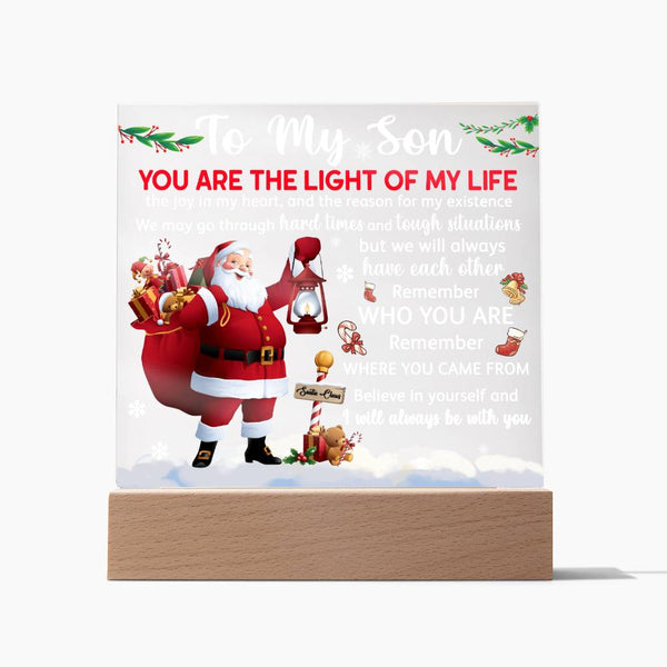 Son-The Light-Acrylic Acrylic Square Plaque