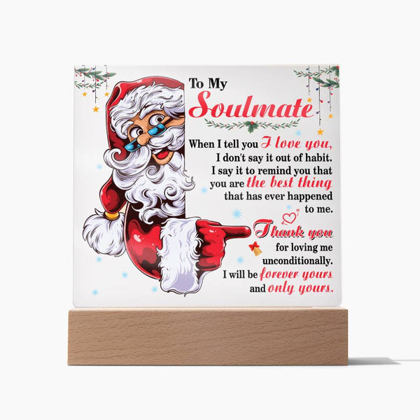 Soulmate-Forever Yours-Acrylic Square Plaque