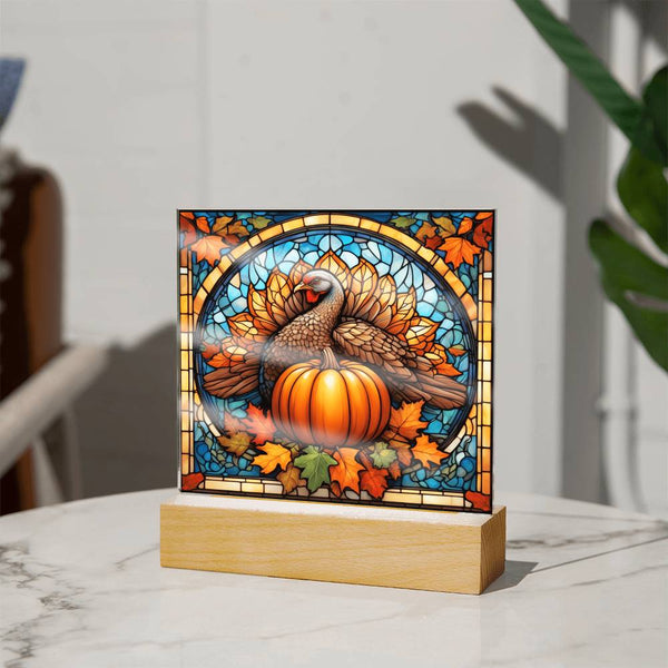 Pumpkin Turkey - Acrylic Plaques
