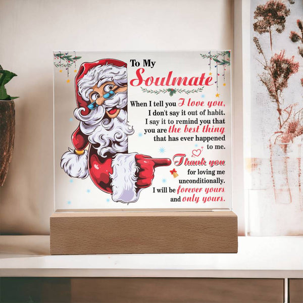 Soulmate-Forever Yours-Acrylic Square Plaque