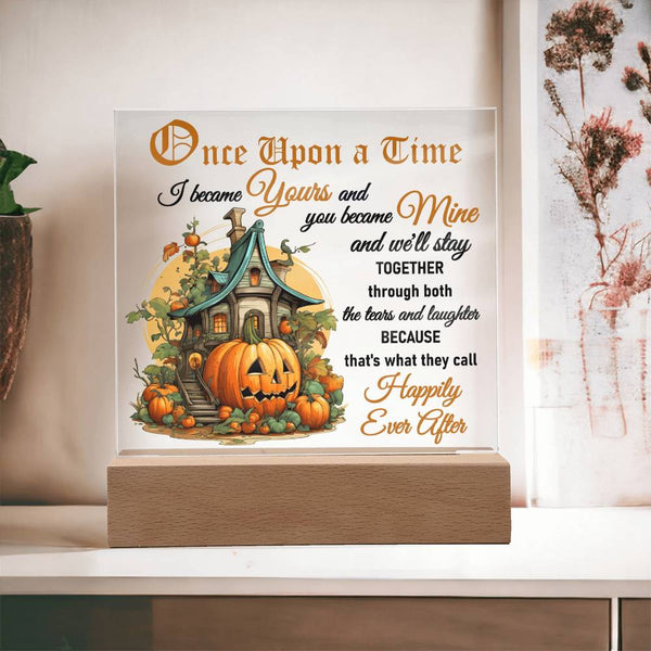 Halloween - Tears and Laughter - Acrylic Plaque