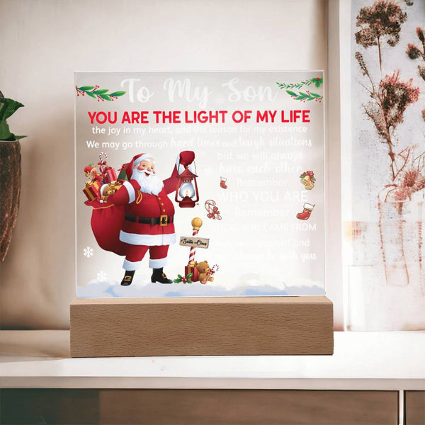 Son-The Light-Acrylic Acrylic Square Plaque