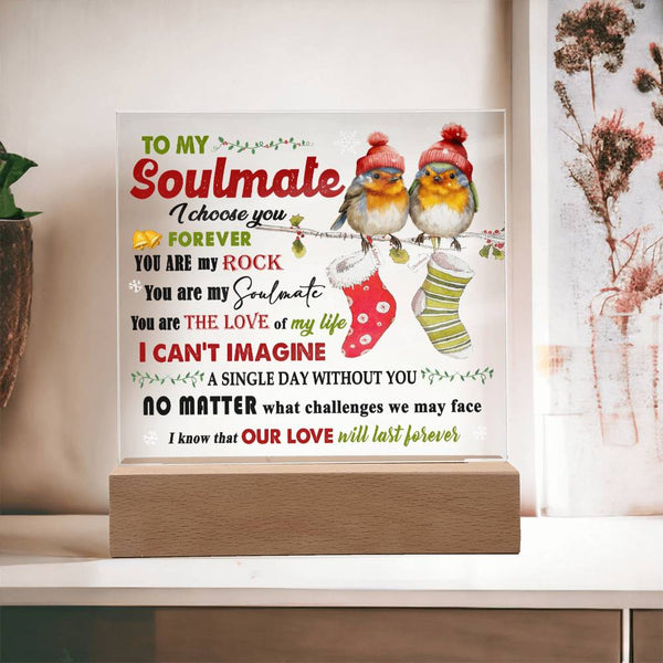 Soulmate-Last Forever-Acrylic Acrylic Square Plaque