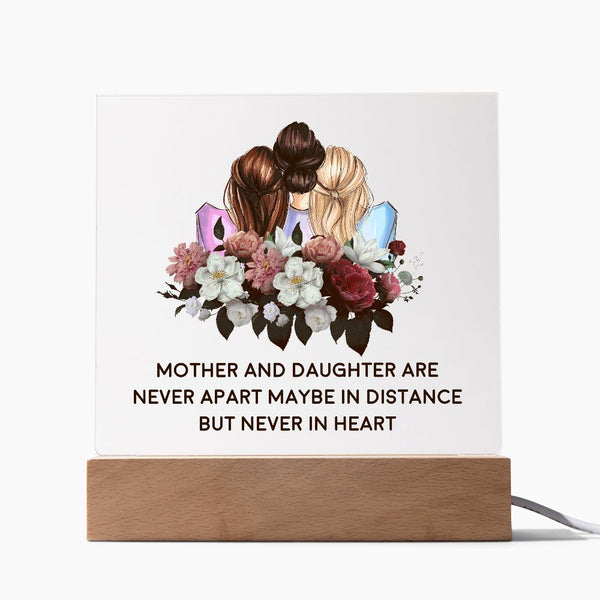 MD: Mother and Daughter Acrylic Plaque