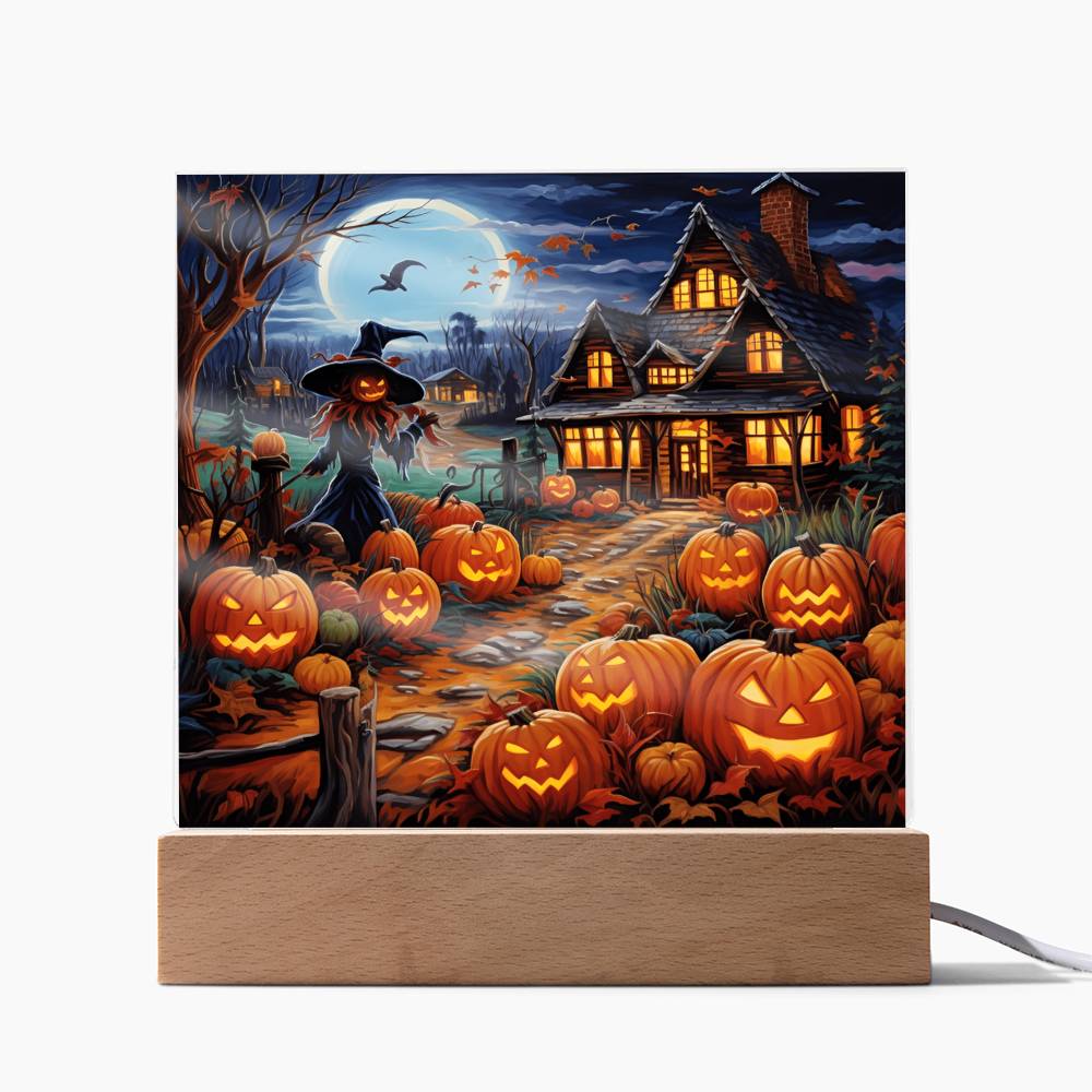 Halloween Home Acrylic Plaque