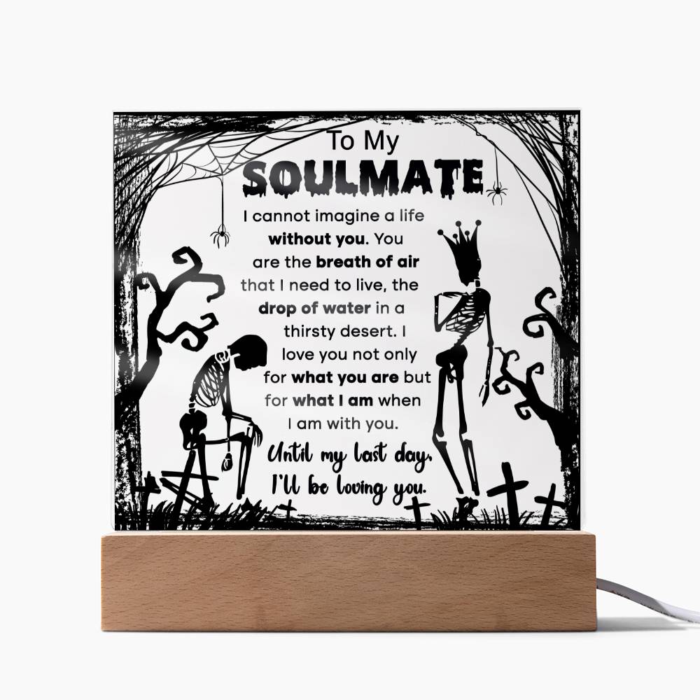 Halloween - Soulmate - breath of air - Acrylic Plaque