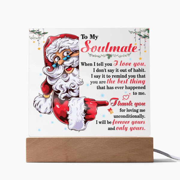 Soulmate-Forever Yours-Acrylic Square Plaque